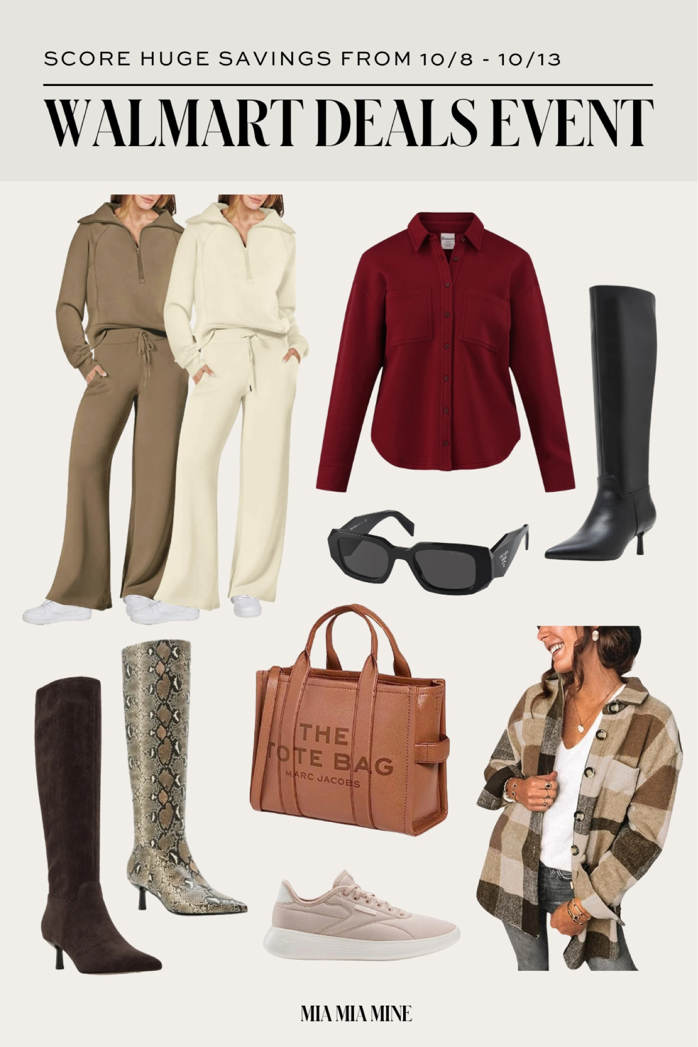 Walmart deals event - save on fall fashion, fall boots, shackets, loungewear and prada sunglasses @Walmart #WalmartDeals #Walmartpartner

#LTKSaleAlert #LTKSeasonal #LTKFindsUnder100