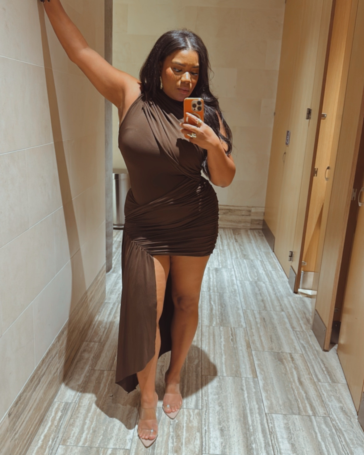 Heard chocolate brown was trending for Fall…Amazon understood the assignment! 

I have yet to see a body type that doesn’t look good in this dress. I’m wearing a size Large. 

#LTKMidsize #LTKFindsUnder100 #LTKFallSale