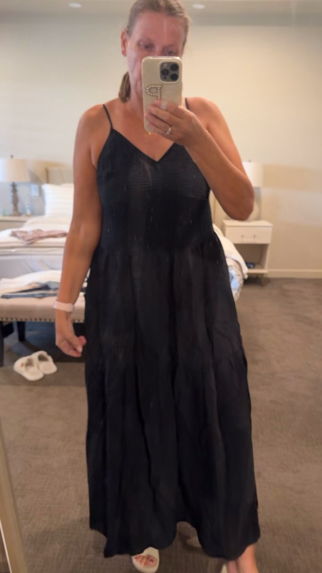 Chic comfy black maxi dress

Target dress, vacation dress, resort wear, black maxi dress, mom outfit, 

#LTKOver40 #LTKTravel #LTKootd