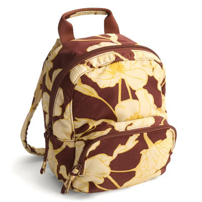 Vera Bradley Women's Nylon Mini Banbury Backpack Scattered Anemones | Target