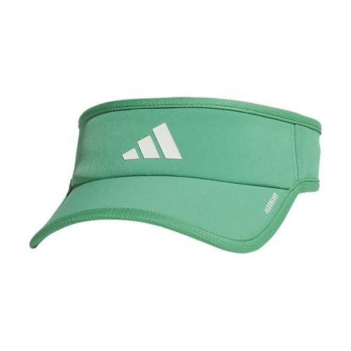 adidas Superlite, Sun Visor Hat for Women, Sport Performance, Outdoor Activities, Semi Court Green/White/3.0, One Size | Amazon (US)