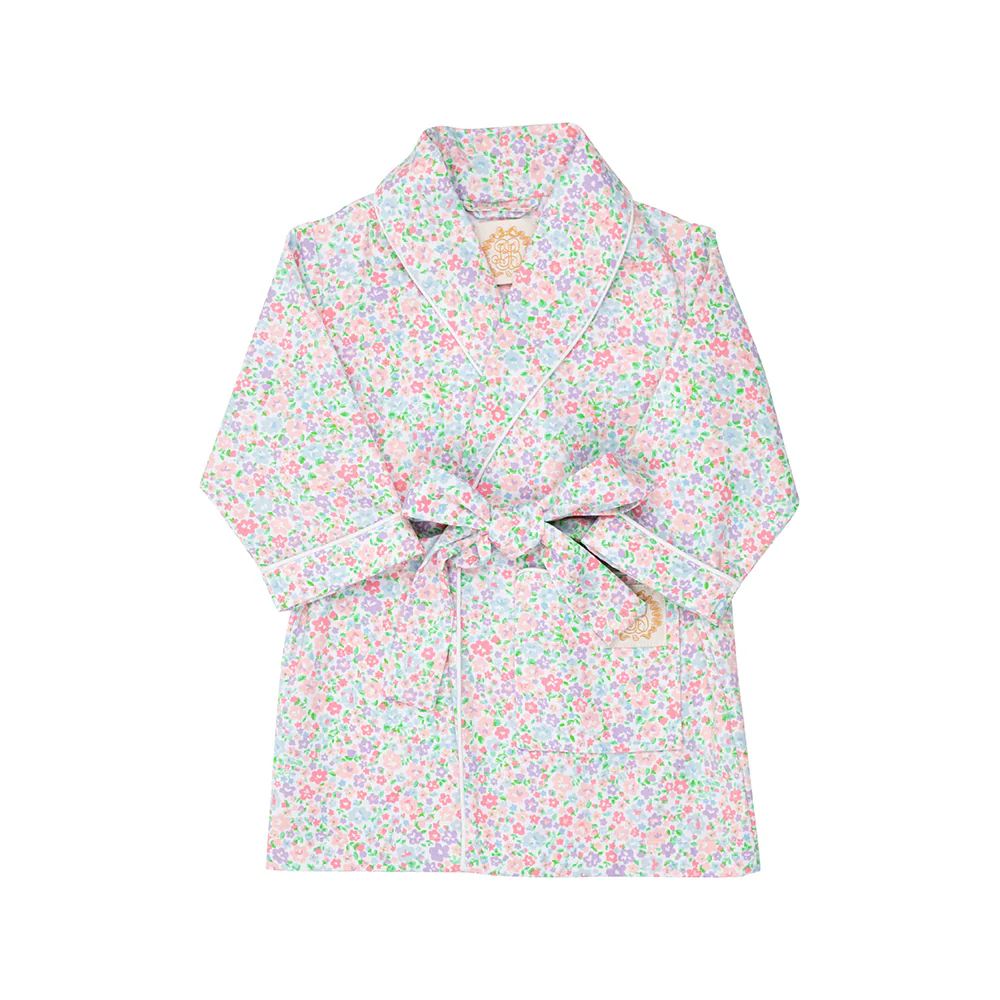 Blaylock Bath Robe - Mountain Brook Mini Floral with Worth Avenue White | The Beaufort Bonnet Company
