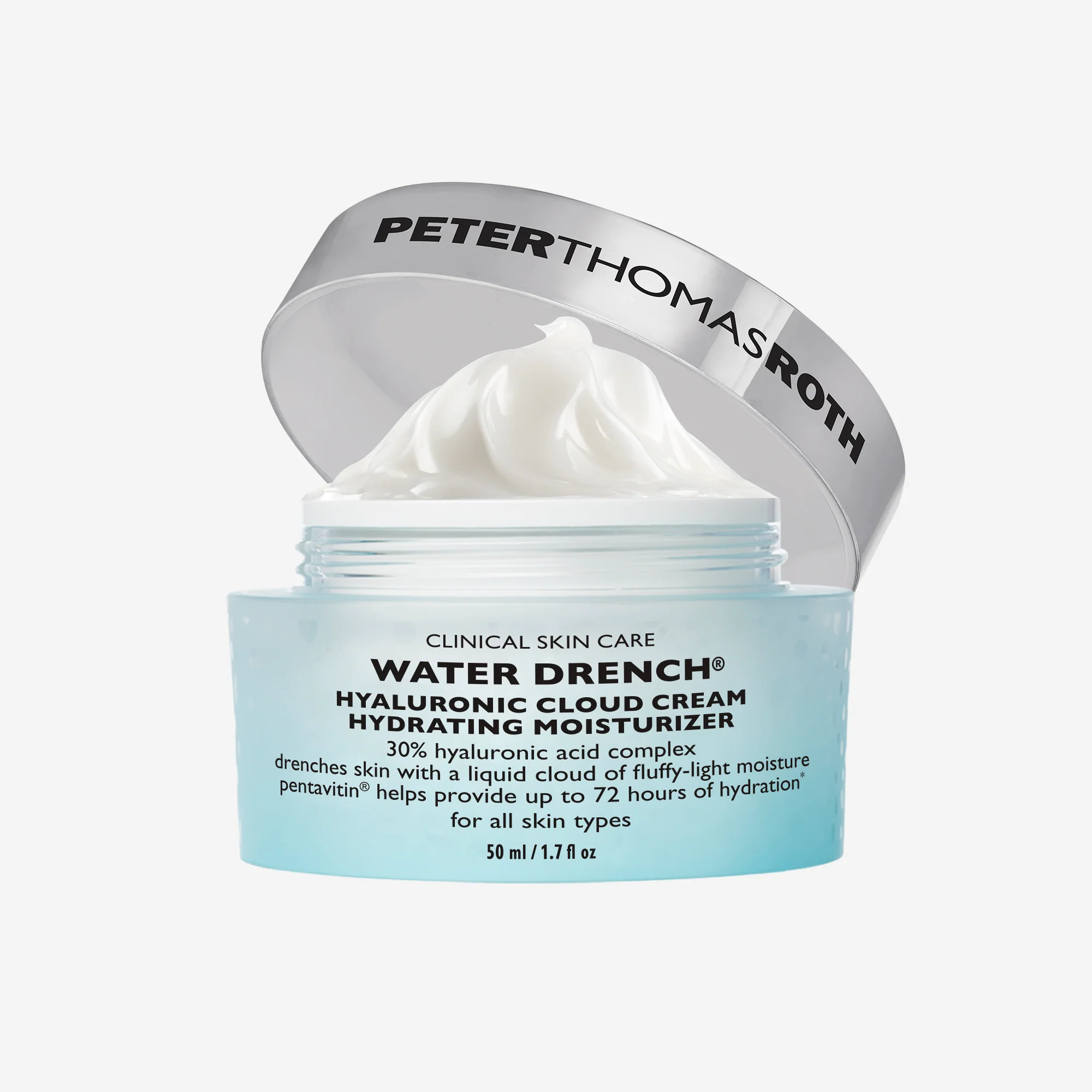Water Drench Hyaluronic Cloud Cream Hydrating Moisturizer|1.7 fl oz | Peter Thomas Roth Labs