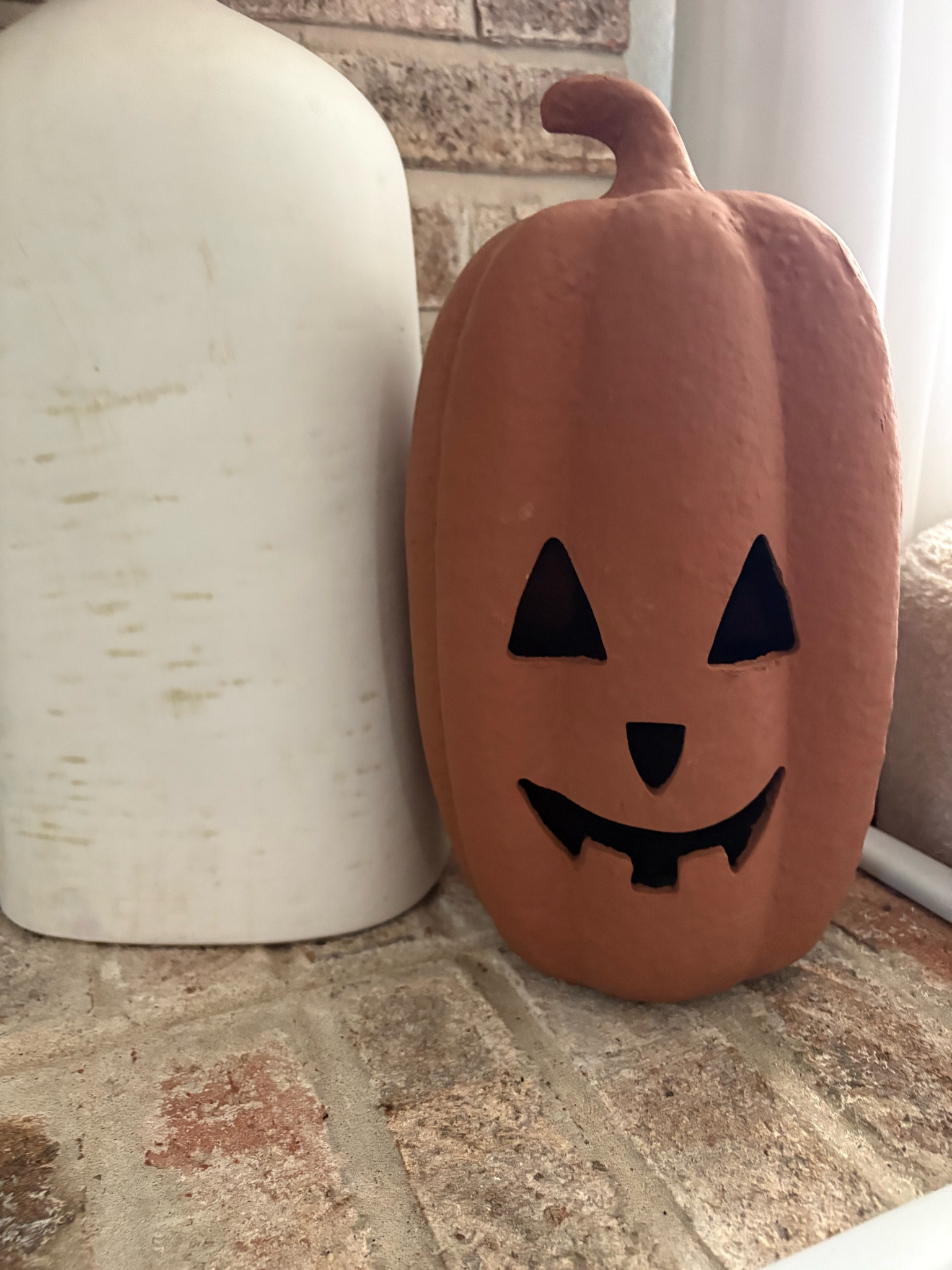 These paper mache pumpkins look a lot more expensive than they are! So cute for $10! 

#LTKHome #LTKSeasonal #LTKStyleTip