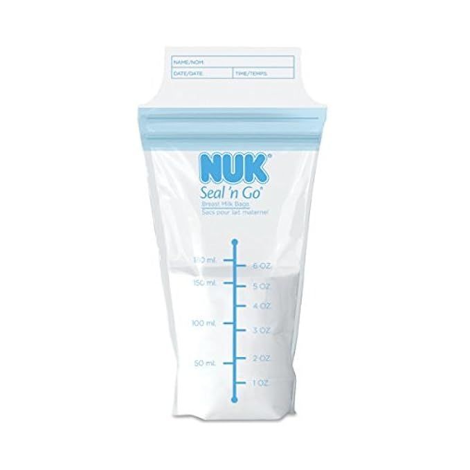 NUK Seal N Go Breast Milk Bags, 50 count | Amazon (US)