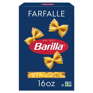 Kroger - Barilla Farfalle Pasta Quality Non-GMO and Kosher Certified Pasta, 16 oz | Kroger