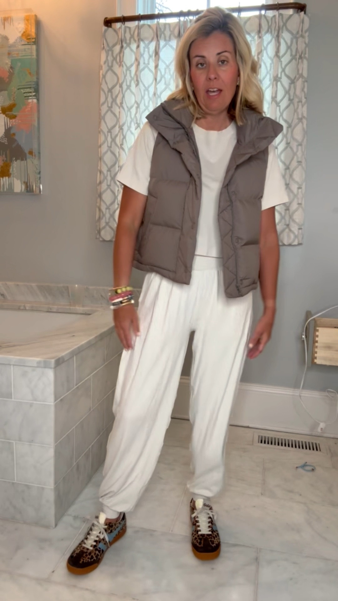 Easy OOTD! Lululemon for the WIN! 

Tee - xs
Joggers - xs
Vest - 2
Sneaker - 8 tts

#LTKootd #LTKfitnessgoals #LTKmomlife