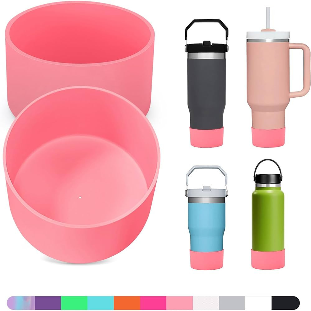 2 PCS for Stanley Boot, Silicone Bottom for Stanley Cup Boot Quencher Adventure 40oz&for Hydrofla... | Amazon (US)