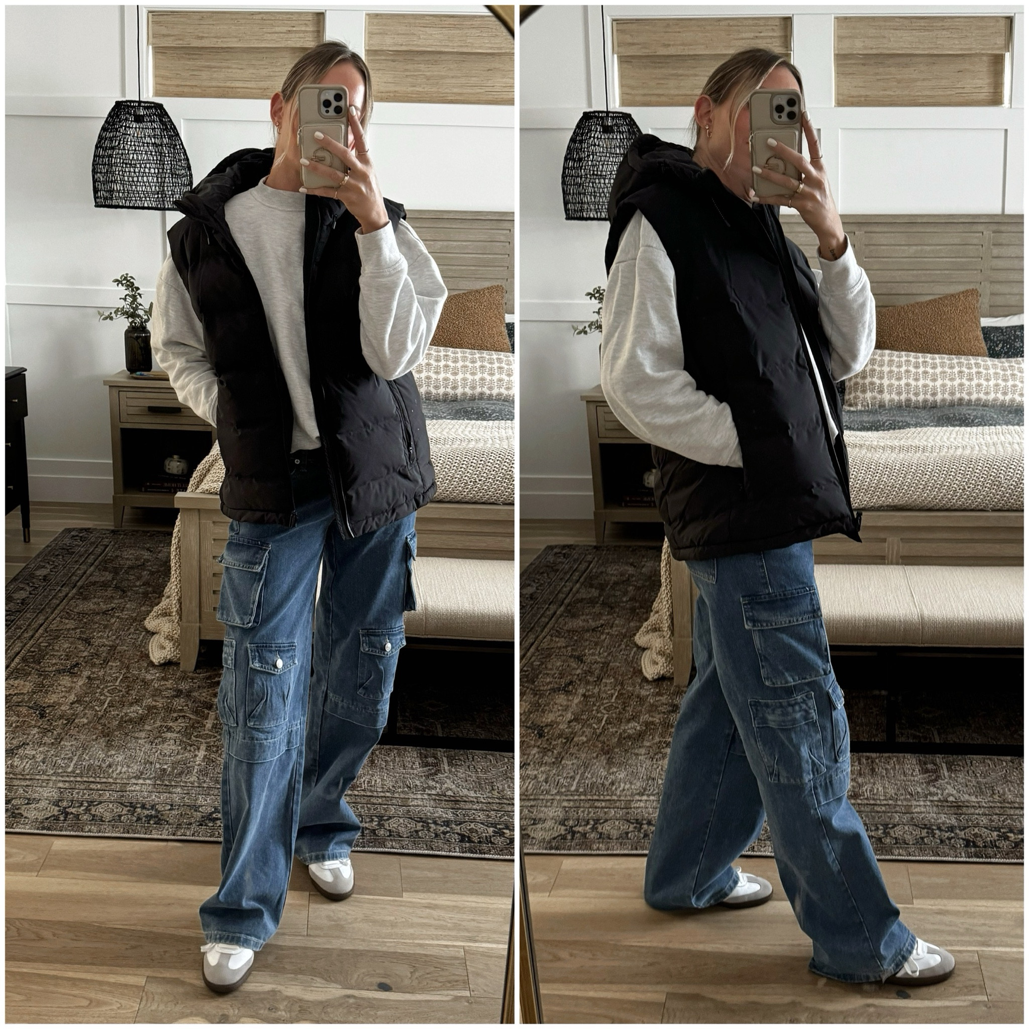 Sometimes it's all about comfort 🖤 and these cargos are on major SALE!! 🤩 They run large- I'm typically a size 6 or medium but I'm a small in these. 🙃 Happy shopping!! 

#LTKFindsUnder100 #LTKFindsUnder50 #LTKShoeCrush