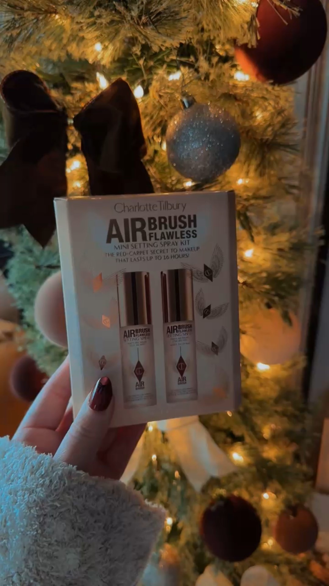 Got the cutest travel sized gift this Christmas 🎄💖 A two pack of Charlotte Tilbury mini setting sprays✨ perfect for keeping my makeup fresh on the go ✨🛫 Small, lightweight, and total game changers for my routine! Charlotte Tilbury | mini setting spray | travel beauty essentials | holiday beauty gifts | Christmas beauty gift | makeup setting spray | on-the-go makeup | long-lasting makeup | travel-sized skincare | beauty must-haves | makeup routine essentials | festive beauty gifts | portable makeup products | lightweight beauty | makeup prep spray | skincare + makeup | holiday glam essentials | gift for her | travel-friendly beauty | beauty stocking stuffer

#LTKootd #LTKHoliday #LTKgrwm