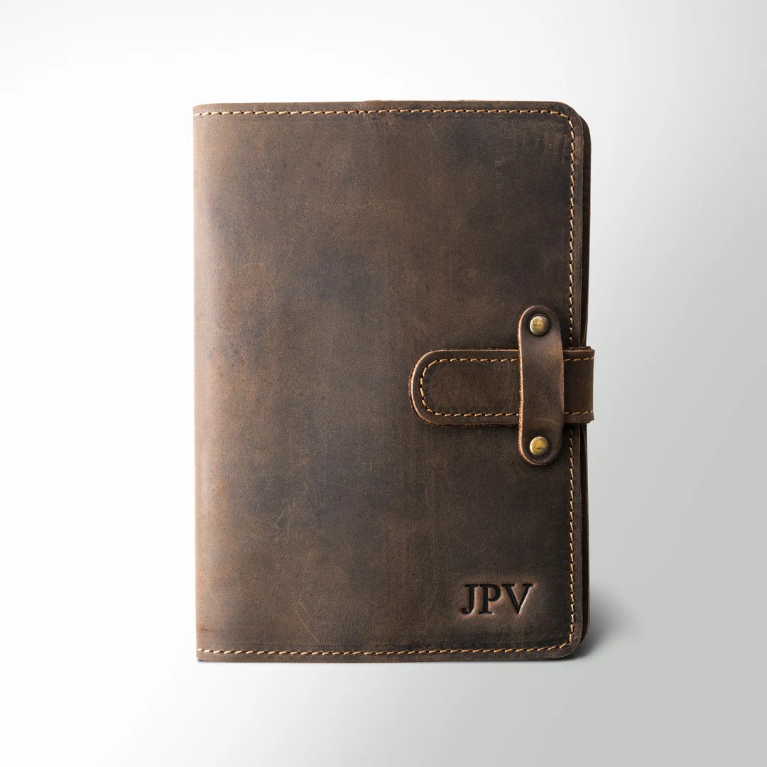 Personalized Leather Journal, Refillable Custom Notebook Cover, Travel Journal Diary, Corporate O... | Etsy (US)