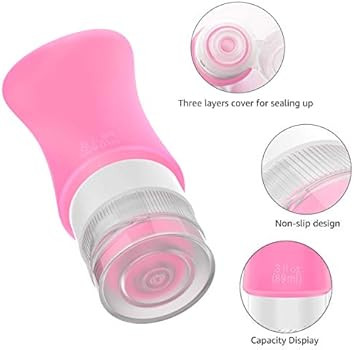 4 Pack Travel Bottles, TSA Approved Containers, 3oz Leak Proof Travel Accessories Toiletries,Trav... | Amazon (US)