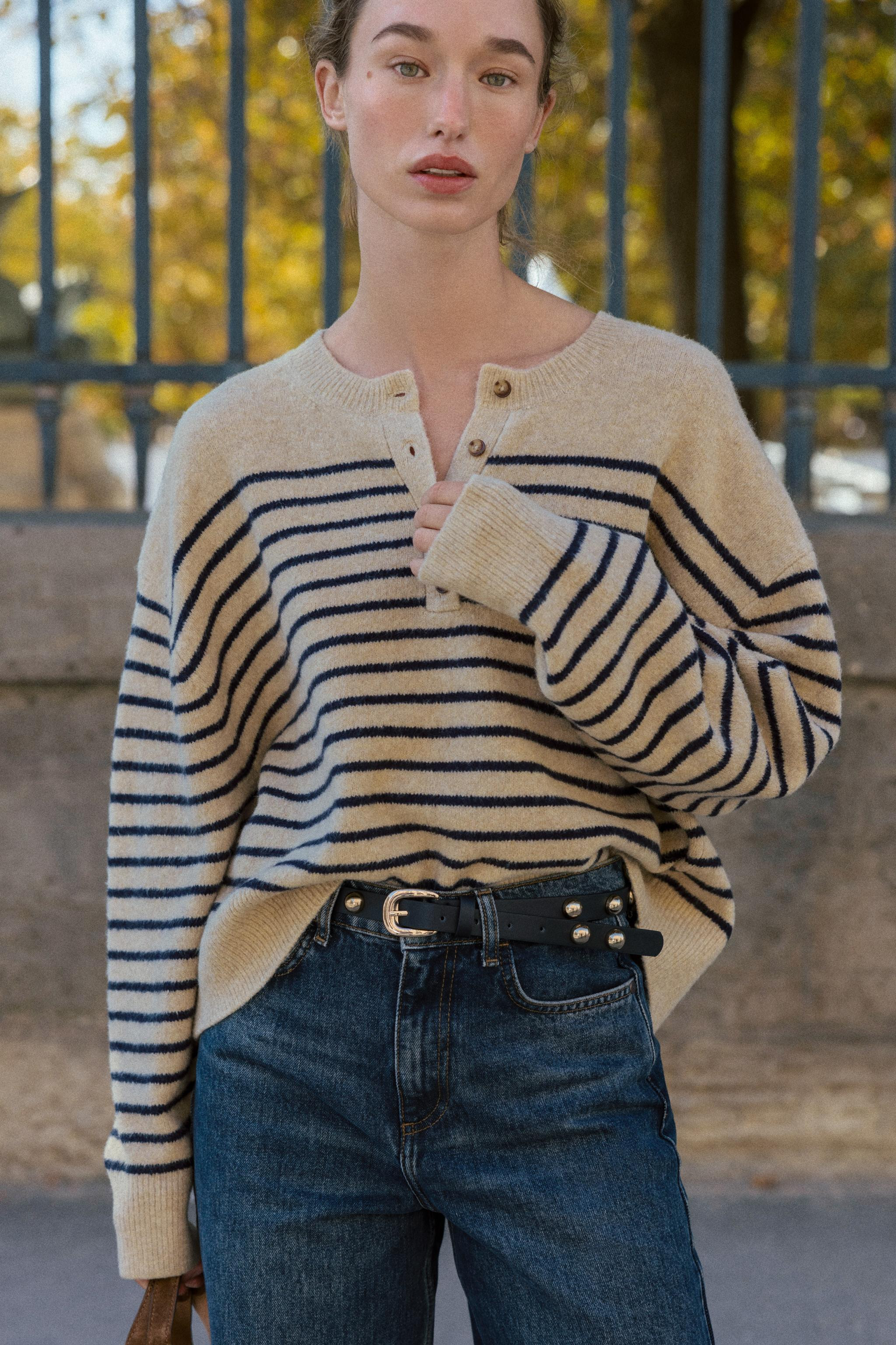STRIPED KNIT SWEATER | Zara US