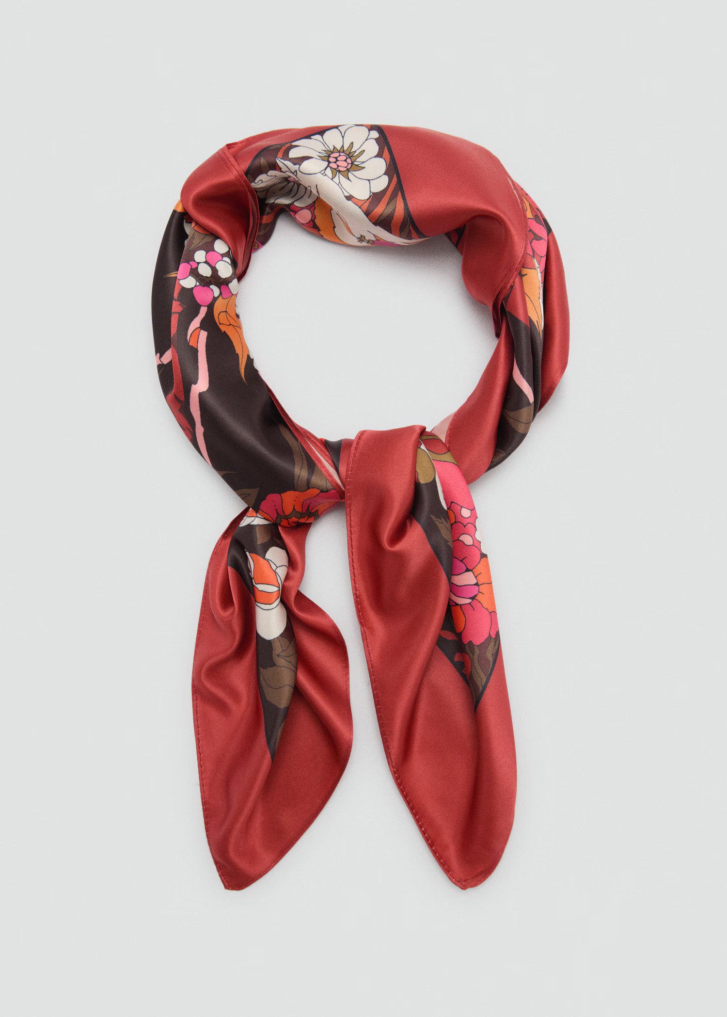 Floral printed scarf | Mango (US/MX/AU)