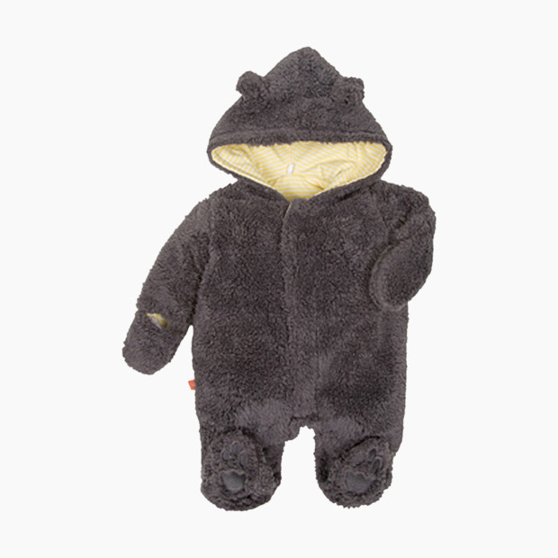 Magnetic Me Fleece Pram in Grey Size 0-3 Months | 100% Polyester | Babylist
