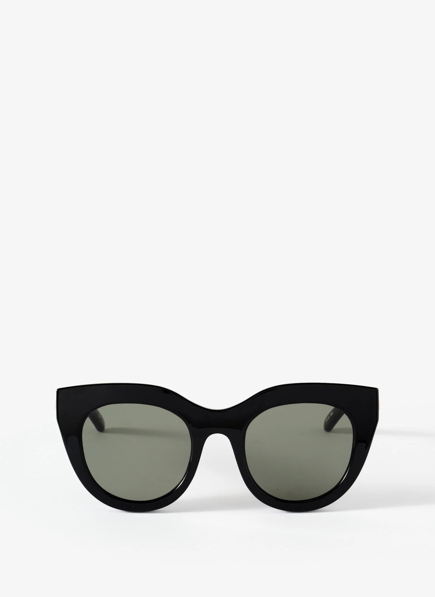 Black Rounded Cat Eye Sunglasses | Mint Velvet
