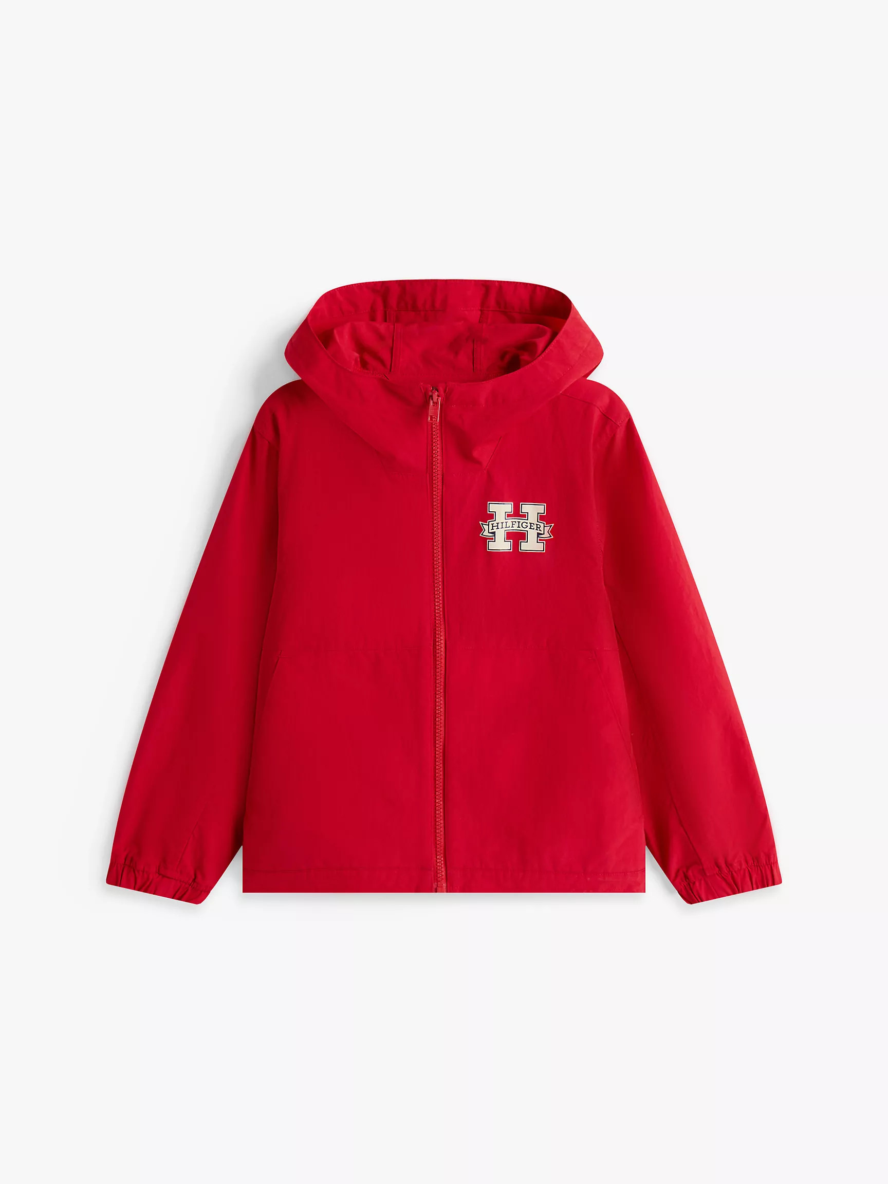 Kids' H Logo Hooded Windbreaker | Tommy Hilfiger | Tommy Hilfiger (US)