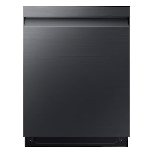 Samsung Top Control 24-in Smart Built-In Dishwasher With Third Rack (Matte Black Steel) ENERGY ST... | Lowe's
