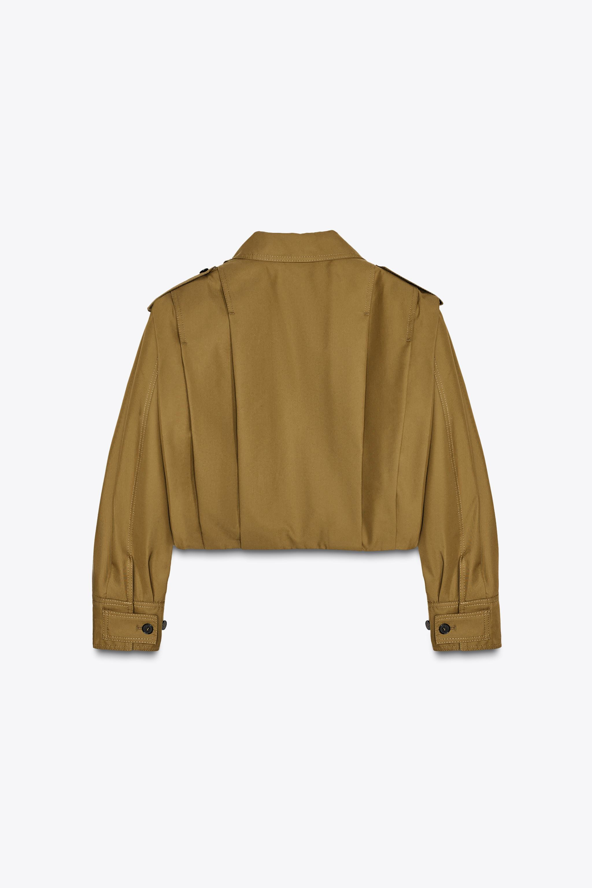 ZW COLLECTION PLEATED JACKET | Zara US
