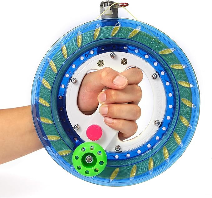 E-TING Kite Reel and Line - 8 Inch Dia with 1000ft High Strength String, Locking Spool for Outdoo... | Amazon (US)