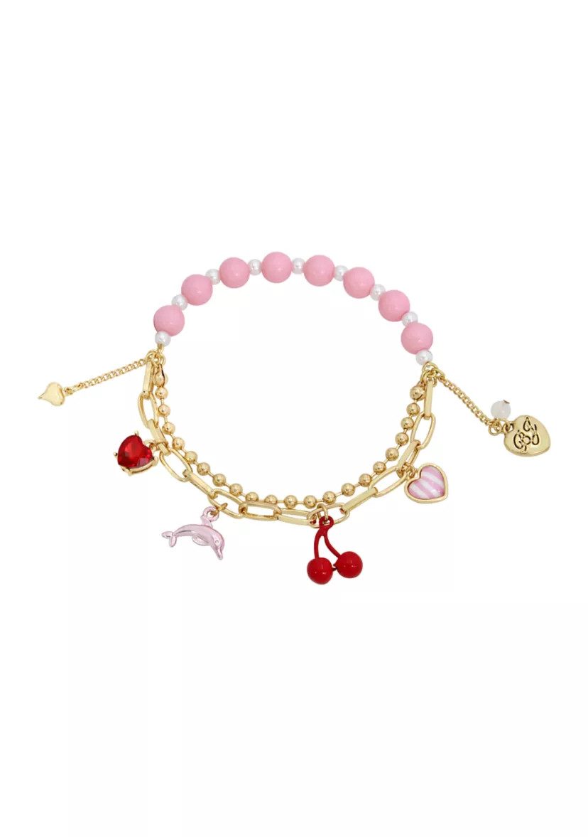 Dolphin Charm Stretch Bracelet | Belk