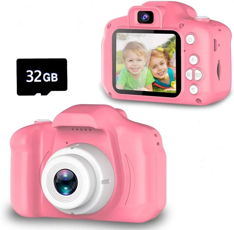 Upgrade Kids Selfie Camera, Christmas Birthday Gifts for Girls Age 3-9, HD Digital Video Cameras ... | Walmart (US)
