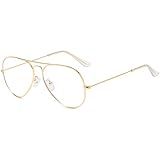 JM Aviator Computer Blue Light Blocking Glasses, Square Eye Protect Video Eyeglasses Anti Glare M... | Amazon (US)