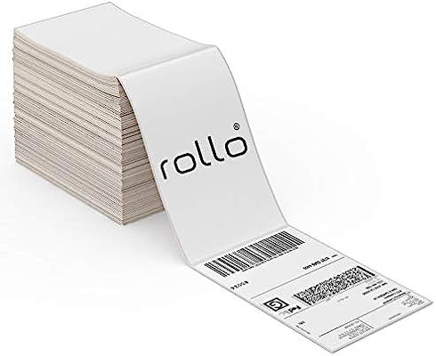 ROLLO Thermal Direct Shipping Label (Pack of 500 4x6 Fan-Fold Labels) - Commercial Grade | Amazon (US)