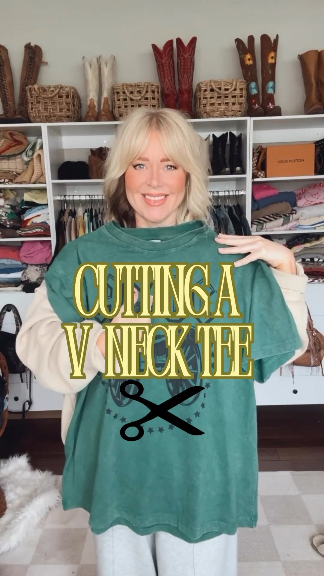 Some have asked for a v neck and this one is perfect! Of course you can take the V out as far as you like or as deep as you like. Linking what I can for you. Tee is @samsclub and my jeans are my hubby’s old Levi’s. 
Sandals run true to size.

#LTKootd #LTKgrwm #LTKOver40
