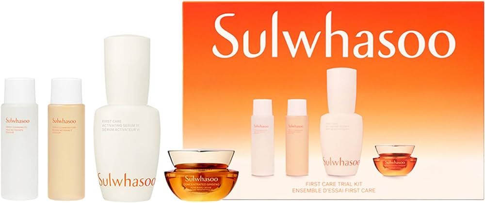 Sulwhasoo First Care Trial Kit: Daily Essentials Set, 3.37 Fl. Oz. (Packaging May Vary) | Amazon (US)