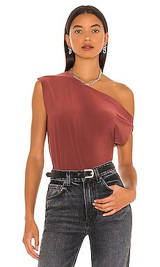Norma Kamali X REVOLVE Drop Shoulder Top in Copper from Revolve.com | Revolve Clothing (Global)