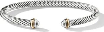 Cable Classics Bracelet with 18K Gold, 4mm | Nordstrom