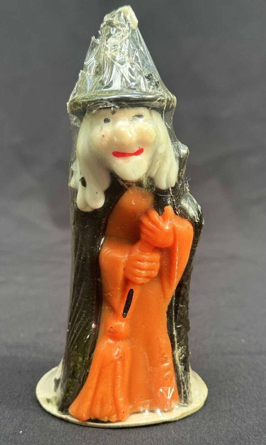 Vintage 1950s Gurley Halloween Creepy Witch Candle 5.5” New Sealed! | Etsy (US)