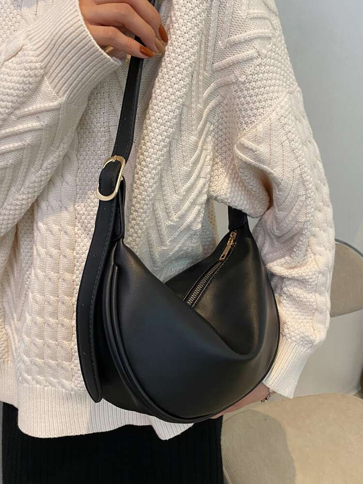 Minimalist Saddle Bag | SHEIN