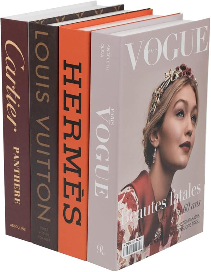 Decorative Books_Glam - Fake Books for Home Decor, Aesthetic Books for Room Decor, Living Room, P... | Amazon (US)