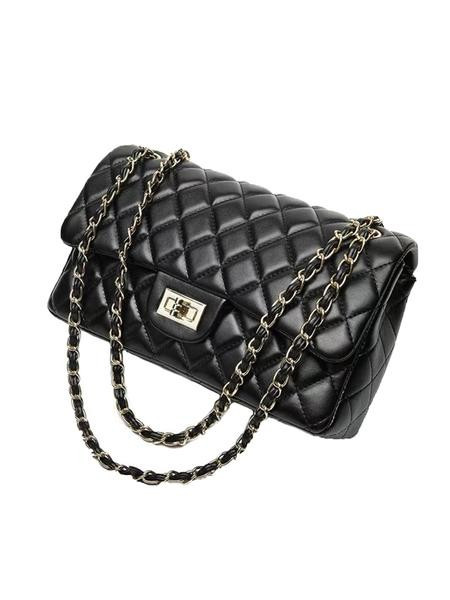 'Sofia' Quilted Faux Leather Chain Strap Bag (3 Colors) | Goodnight Macaroon