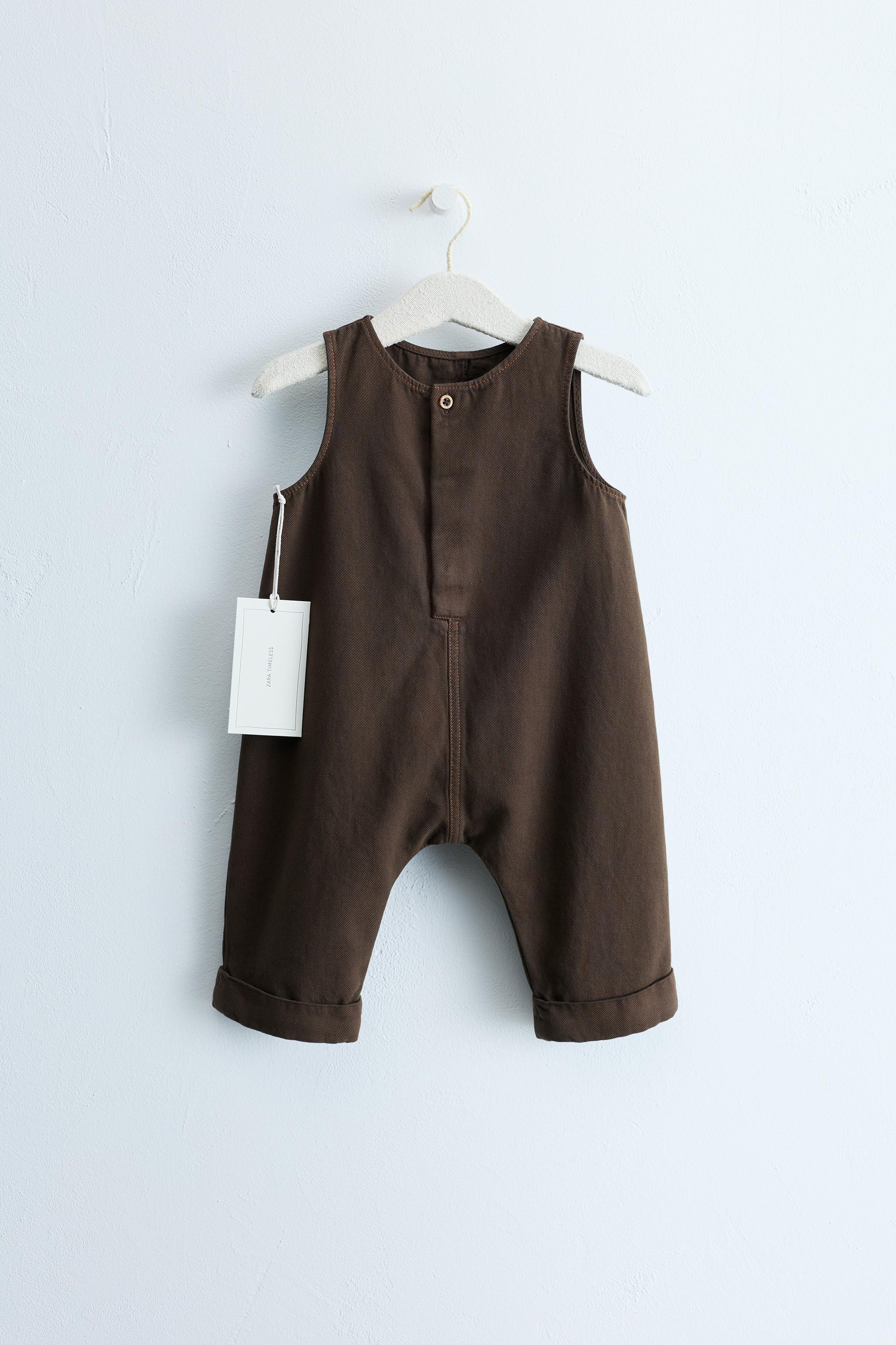 ZARA TIMELESS - SOLID SERGED OVERALLS | Zara US