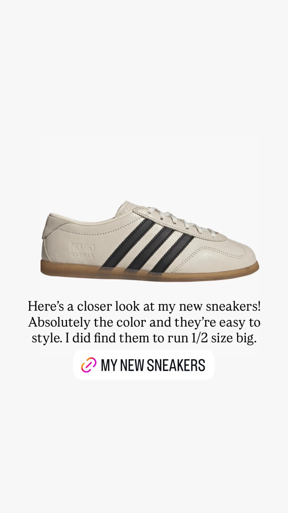 Here's a closer look at my new sneakers!
Absolutely the color and they're easy to style. I did find them to run 1/2 size big.

#LTKootd #LTKgrwm #LTKActive