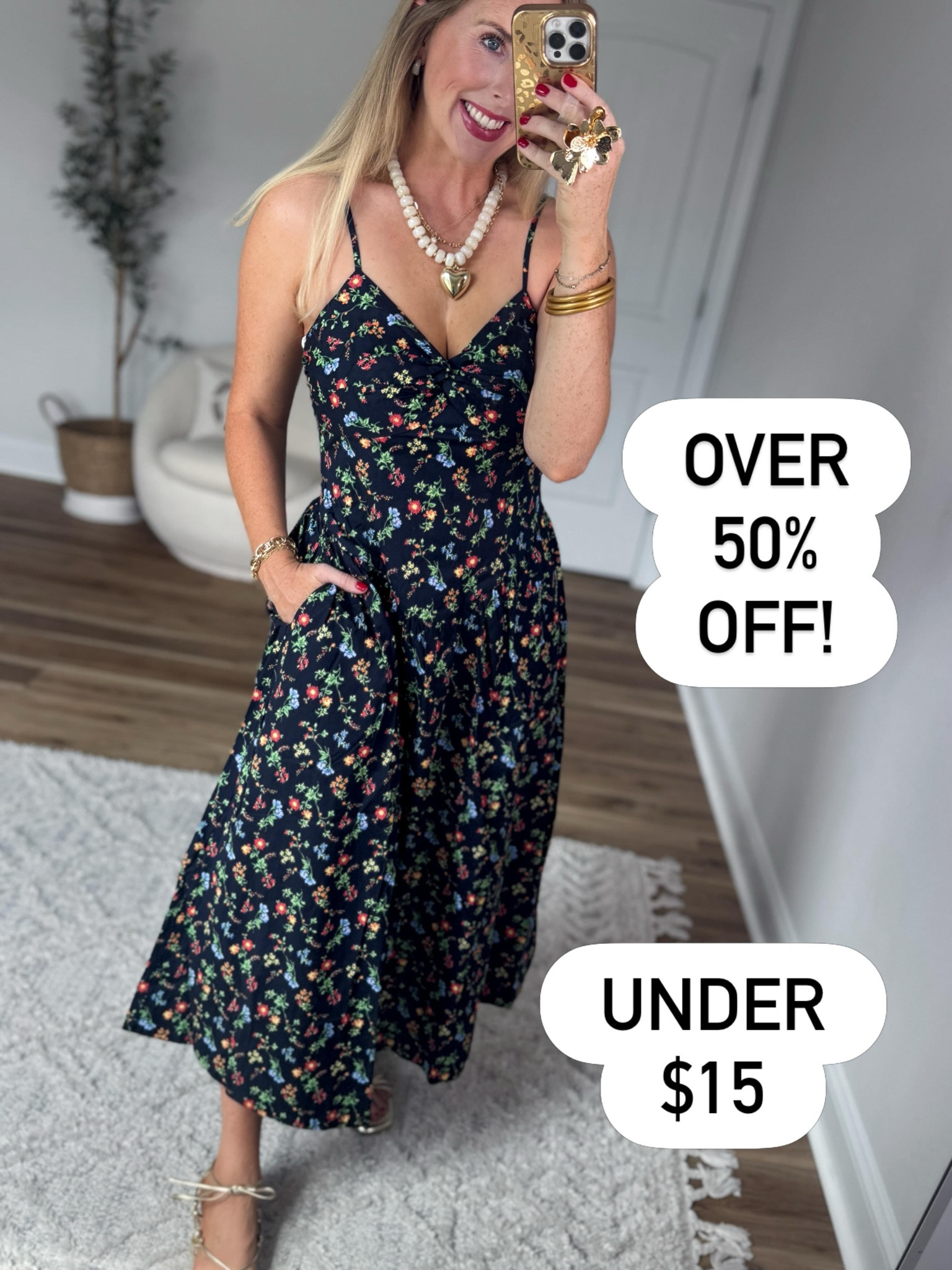 This brand new floral drop waist midi dress is on sale at Walmart!

#LTKootd #LTKSaleAlert