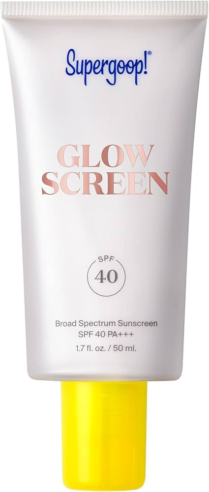Supergoop! Glowscreen - SPF 40-1.7 fl oz - Glowy Primer + Broad Spectrum Sunscreen - Adds Instant... | Amazon (US)