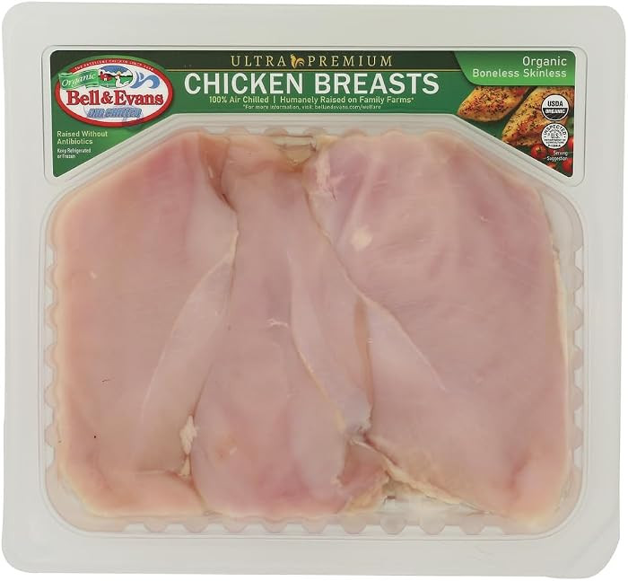 Whole Foods Market, Organic Chicken Breast Boneless Skinless Air Chilled Tray Pack Step 2 | Amazon (US)