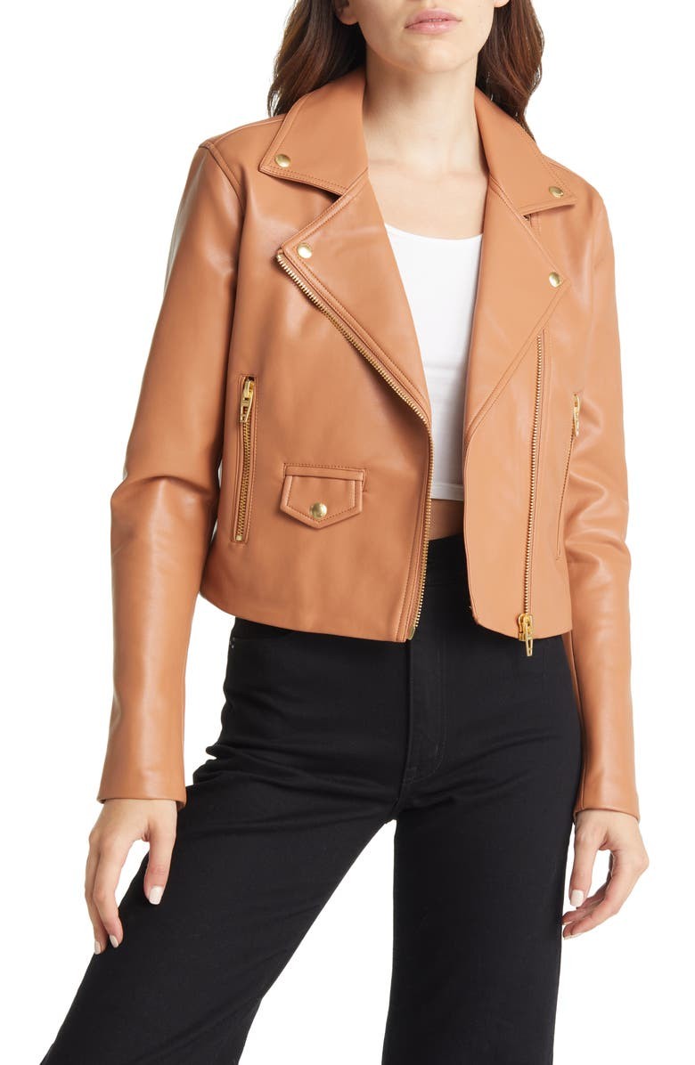 Faux Leather Moto Jacket | Nordstrom