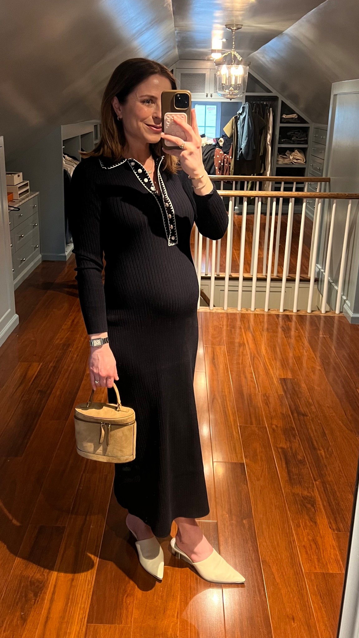 SEzane navy knit dress
Dolce Vita ivory mules
Paris64 suede mini bag

Spring outfit idea
Bump style 
Spring style 

#LTKShoeCrush #LTKBump #LTKStyleTip