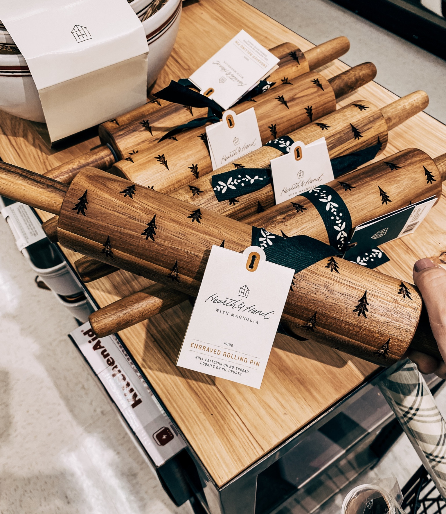 This engraved Christmas tree wood rolling pin from Hearth & Hand with Magnolia 🎄 @ Target is perfect! ✨


#LTKHoliday #LTKSeasonal #LTKhome