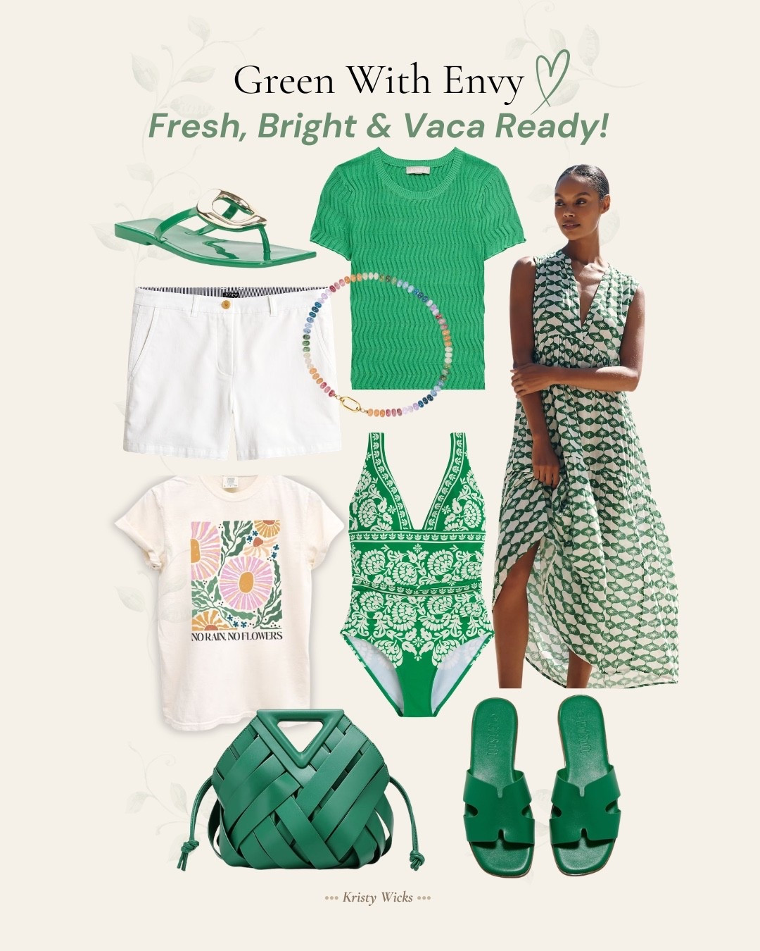 Green with Envy 💚
Fresh, bright and vaca ready!

#LTKTravel #LTKSwim #LTKSeasonal