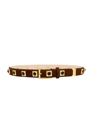 AUREUM No. 2 Studded Belt in Brown | FWRD 