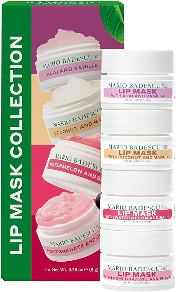 Mario Badescu Lip Mask, Overnight Lip Treatment Enriched With Skin Softening Coconut Oil and Hydrating Shea Butter | Amazon (US)
