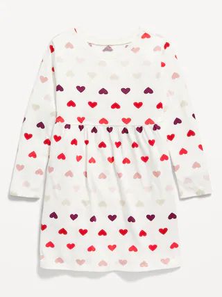 Fit & Flare Printed Jersey Dress for Toddler Girls | Old Navy (US)