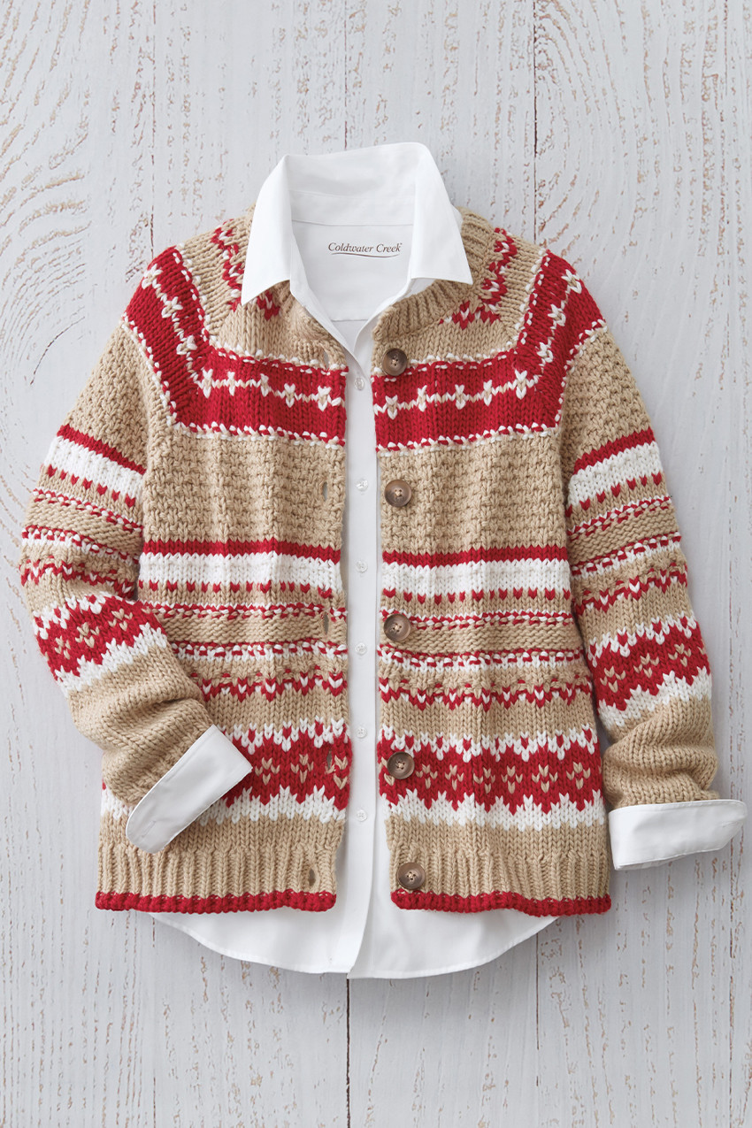 Rustic Lodge Cardigan | Coldwater Creek