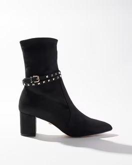 Removable Strap Suede Sock Boot | White House Black Market